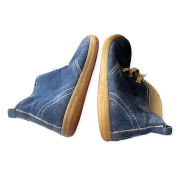 Prada Blue Suede Men Sneakers Size 8 main image 5